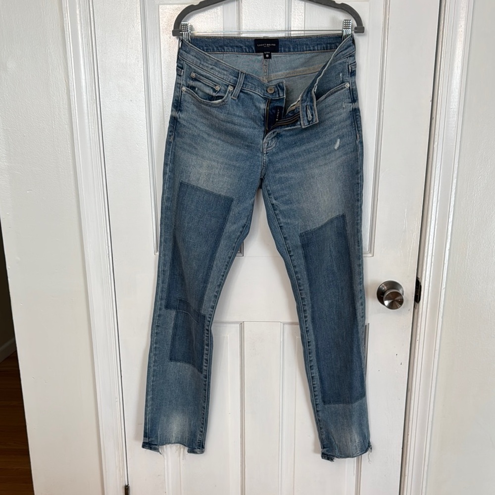 Lucky Brand Blue Distressed Jeans
